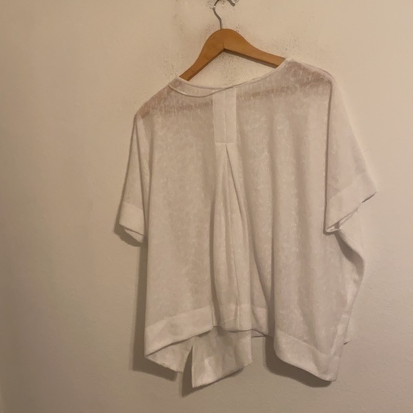 STYLE & CO WHITE BLOUSE  SIZE LARGE - Picture 3 of 3